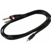 RockCable 20913 D4 patch cable 2 x TS / 1 x miniTRS