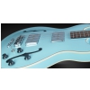 RockBass Star Bass 4-String, Solid Daphne Blue High Polish, Fretted - Medium Scale bass guitar