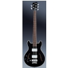 RockBass Star Bass Maple 5-str. Solid Black High Polish, Fretted - Long Scale - Lefthand bass guitar