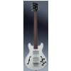 RockBass Star Bass 5-str. Solid Creme White High Polish, Fretted - Long Scale bass guitar