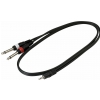 RockCable 20911 D4 patch cable 2 x TS / 1 x miniTRS