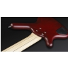 RockBass Corvette Basic 5-str. Burgundy Red Transparent Satin, Active, Fretted bass guitar