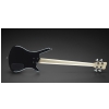 RockBass Corvette Basic 4-String, Black Solid High Polish, Active, Fretted, Lefthand, Medium Scale bass guitar
