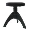 Akmuz adjustable piano stool, round (black)