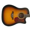 Burton W-0C/BS acoustic guitar cutaway