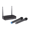 Soundsation WF-U24HH 2x 4-Channel UHF wireless microphone system with 1 receiver and 2 handheld microphones