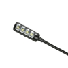 Adam Hall Stands SLED 1 ULTRA XLR 4A Angled 4-pin XLR Gooseneck Light with 4 COB LEDs