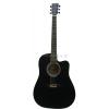 Stagg SW203 CE BK acoustic-electric guitar