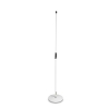 Gravity MS 23 W Microphone Stand with Round Base, White 