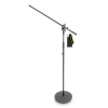 Gravity MS 2321 B Microphone Stand with Round Base and 2-Point Adjustment Boom