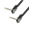 Adam Hall Cables K 4 IRR 0300 FL - Kabel instrumentalny z bardzo płaskimi wtyczkami kątowymi jack mono 6,35 mm, 3 m