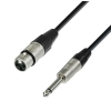 Adam Hall Cables K4 MFP 0500 - przewd mikrofonowy REAN XLR eskie - jack mono 6,3 mm, 5 m