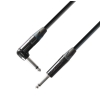 Adam Hall Cables K5 IRP 0600 - Kabel instrumentalny Neutrik jack mono 6,3 mm - jack mono 6,3 mm wtyczka ktowa, 6 m