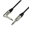 Adam Hall Cables K4 IPR 0300 - Kabel instrumentalny REAN jack mono 6,3 mm - jack mono 6,3 mm wtyczka ktowa, 3,0 m