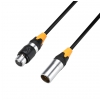 Adam Hall Cables K 4 DGH 0500 IP 65 - Kabel DMX i AES/EBU: 5-stykowe, męskie XLR - żeńskie XLR, IP65, 5 m