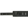 Akmuz PES-16 leather guitar strap, black