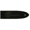 Akmuz PES-72 leather guitar strap, black