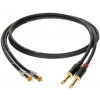 KLOTZ ALPP009 supreme RCA cable with straight RCA and jack