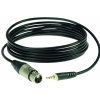 Klotz AU-MF0090 mobile recording cable XLR female - mini jack, 0,9m