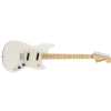 Fender Mustang, Maple Fingerboard, Olympic White electric guitar