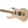 Jackson USA Signature Phil Collen PC1 Satin Stain, Caramelized Flame Maple Fingerboard, Satin Au Natural electric guitar