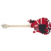 EVH Wolfgang Special, Ebony Fingerboard, Red with Black and White Stripes electric guitar