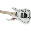 Charvel Warren DeMartini USA Signature Frenchie, Maple Fingerboard, Snow White with Frenchie Graphic electric guitar