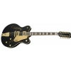 Gretsch G5422G-12 Electromatic Hollow Body Double-Cut 12-String with Gold Hardware, Black electric guitar