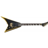 Jackson X Series Rhoads RRX24, Rosewood Fingerboard, Black with Yellow Bevels electric guitar