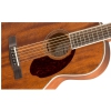 Fender PM-2 Parlor All Mahogany with Case, Natural acoustic guitar