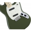 Fender Mustang, Maple Fingerboard, Olive electric guitar