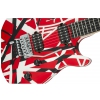 EVH Wolfgang Special, Ebony Fingerboard, Red with Black and White Stripes electric guitar