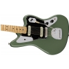Fender American Pro Jaguar MN Antique Olive electric guitar