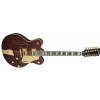 Gretsch G5422G-12 Electromatic Hollow Body Double-Cut 12-String with Gold Hardware, Walnut Stain electric guitar
