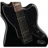 Fender Vintage Modified Baritone Jazzmaster, Laurel Fingerboard, Transparent Black electric guitar