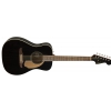 Fender Malibu Player Jetty Black electric acoustic guitar