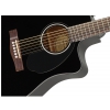 Fender CD 60SCE Black electric acoustic guitar