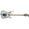 Charvel Warren DeMartini USA Signature Frenchie, Maple Fingerboard, Snow White with Frenchie Graphic electric guitar