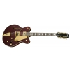 Gretsch G5422G-12 Electromatic Hollow Body Double-Cut 12-String with Gold Hardware, Walnut Stain electric guitar
