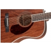 Fender PM-1 Dreadnought All Mahogany with Case, Natural acoustic guitar