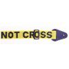 Perri′s Police Line Do Not Cross guitar strap