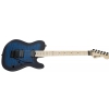 Charvel Pro-Mod San Dimas Style 2 HH FR M QM, Maple Fingerboard, Transparent Blue Burst electric guitar