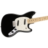 Fender Mustang, Maple Fingerboard, Black electric guitar