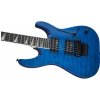 Jackson JS Series Dinky Arch Top JS32Q DKA, Rosewood Fingerboard, Transparent Blue electric guitar