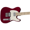 Fender Contemporary Telecaster HH, Maple Fingerboard, Dark Metallic Red electric guitar