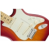 Fender American Elite Stratocaster Maple Fingerboard, Aged Cherry Burst (Ash) electric guitar