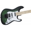 Jackson X Series Signature Adrian Smith SDXQ, Maple Fingerboard, Transparent Green electric guitar
