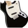 Fender Mustang, Maple Fingerboard, Black electric guitar