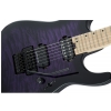 Charvel Pro-Mod DK24 HH FR M QM, Maple Fingerboard, Transparent Purple Burst electric guitar