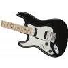 Fender Contemporary Stratocaster HH Left-Handed, Maple Fingerboard, Black Metallic electric guitar